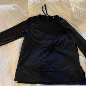 Lululemon long sleeve crop shirt with scuba zip